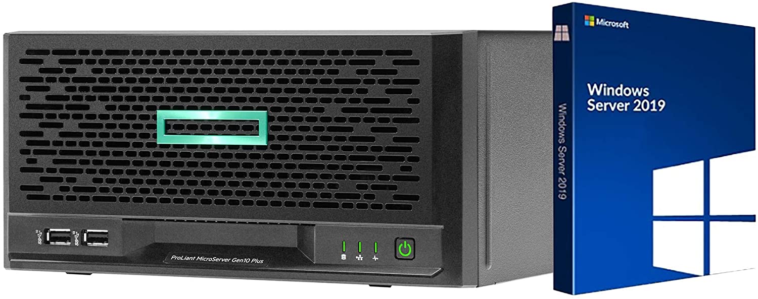 HPE ProLiant MicroServer Gen10 Plus E-2224 S100i 4LFF-NHP 180W External PS Server