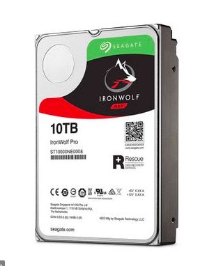 Ổ Cứng HDD SEAGATE IronWolf Pro 3.5" NAS System  10TB PRO  - 256MB Cache - 7200 RPM
