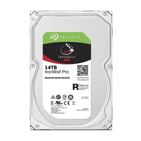 Ổ Cứng HDD SEAGATE IronWolf Pro 3.5" NAS System  14TB PRO  - 256MB Cache - 7200 RPM