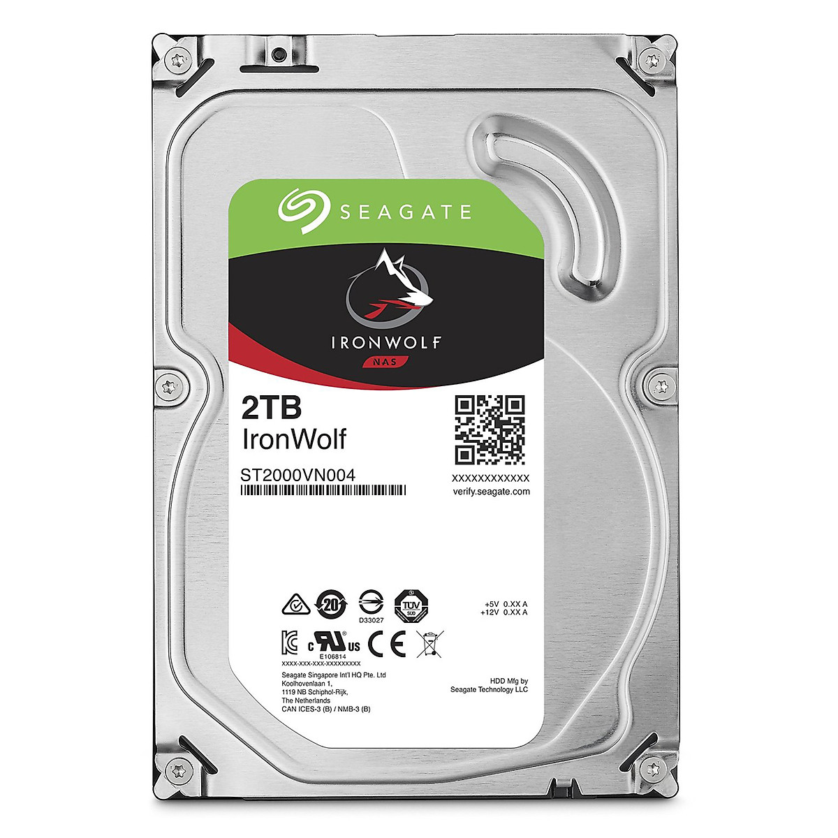Ổ Cứng HDD SEAGATE IronWolf 3.5" NAS System  2TB - 64MB Cache - 5900 RPM