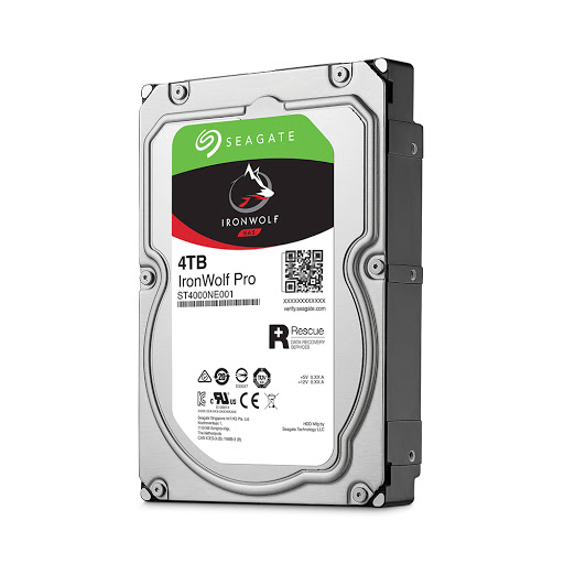 Ổ Cứng HDD SEAGATE IronWolf Pro 3.5" NAS System  4TB PRO - 256MB Cache - 7200 RPM