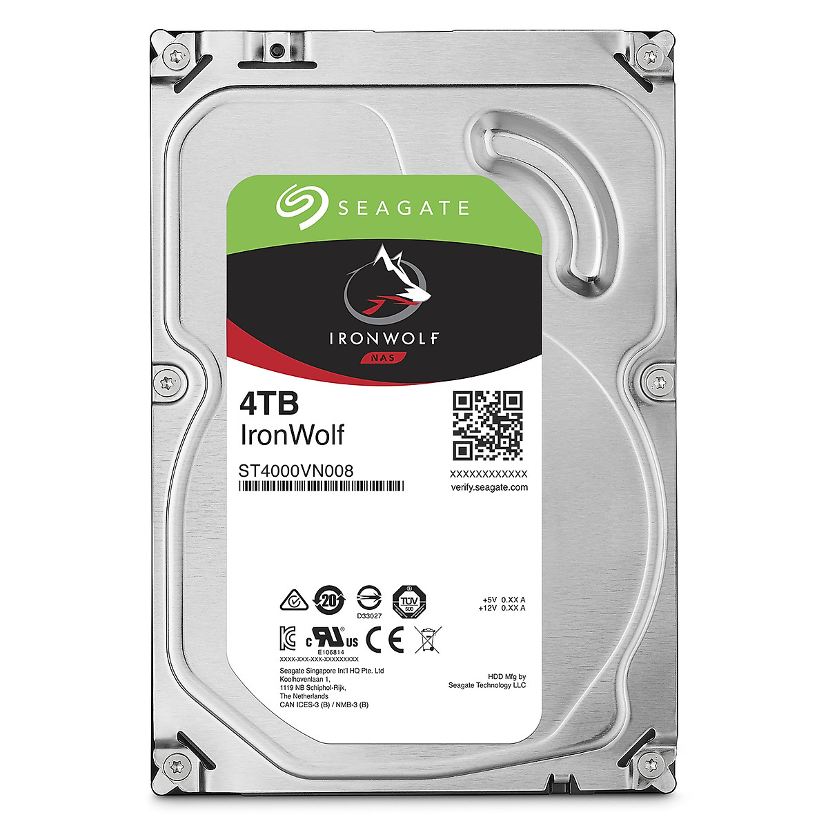 Ổ Cứng HDD SEAGATE IronWolf 3.5" NAS System  4TB - 64MB Cache - 5900 RPM