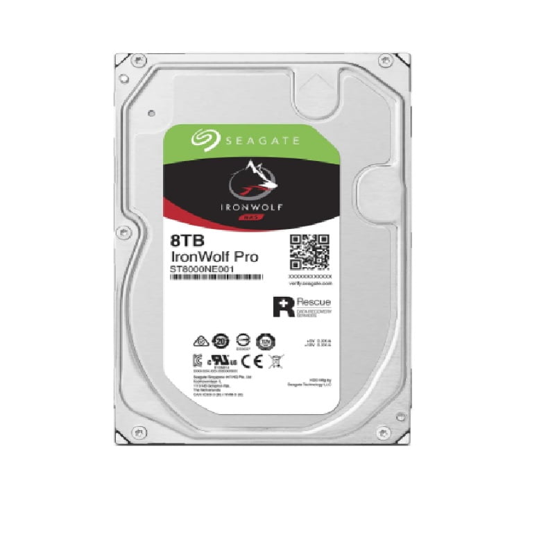 Ổ Cứng HDD SEAGATE IronWolf Pro 3.5" NAS System  8TB PRO  - 256MB Cache - 7200 RPM